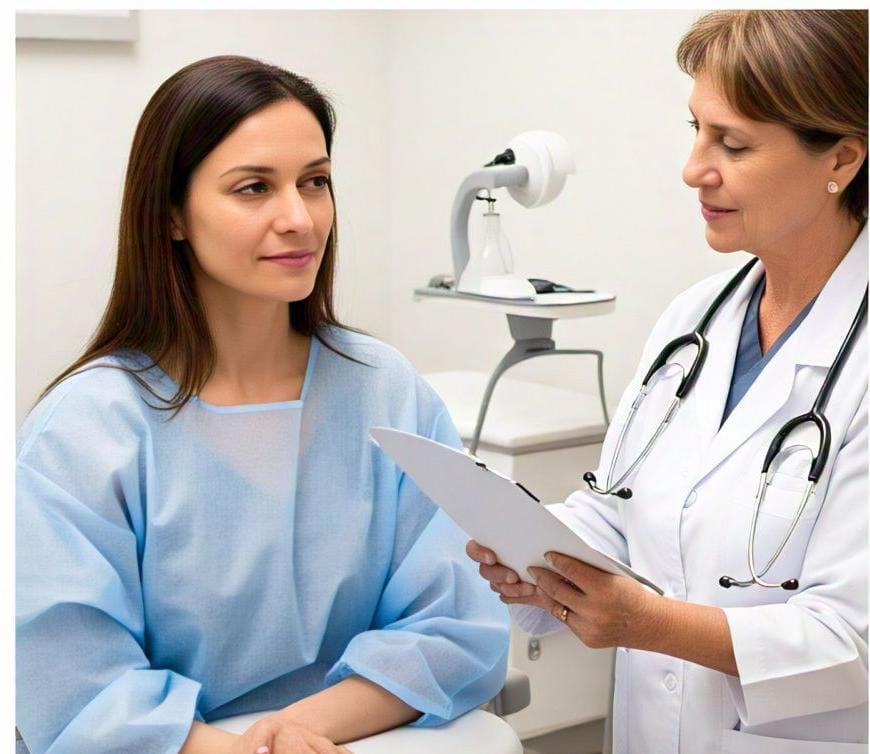 Imagem ilustrativa de exame preventivo